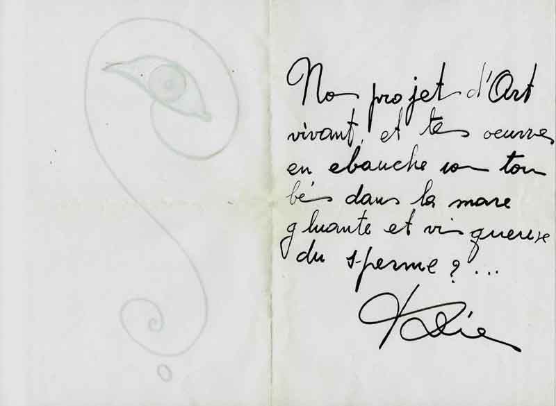 Felipe Diez Sada - Lettre à Michel Nau - 1967 Felipe Diez Sada - Lettre à Michel Nau - 1967