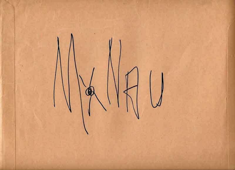 Felipe Diez Sada - enveloppe de documents adressés à son ami Michel Nau Felipe Diez Sada - Lettre à Michel Nau - 1974